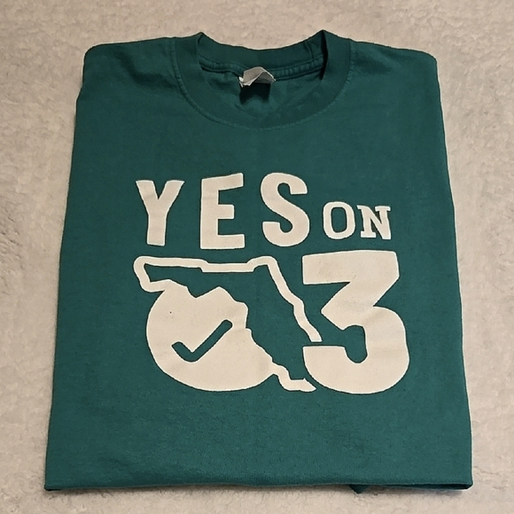 Green Trulieve Graphic T-Shirt - Yes on 3